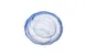 Ardacam 2076-64 - 11" Round Glass Plate, Amorf Blue and White, Fine Dinnerware, 11" Diameter 1 image