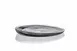 Ardacam 2086-43 Round Glass Dinner Plate, 10.75" Diameter, Black Gloss Finish 1 image