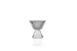 Mikasa 2167F-1576-1 Aria Clear Glass Serving Bowl, 3.94" x 3.94", 5 oz., Dishwasher Safe 1 image