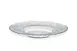 Ardacam 2234-1 Glass Plate – 11" Round Hammered Clear Glass Dinnerware Plate 1 image