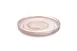 Ardacam 2445-3 - Round Glass Dinner Plate, 8.27" Diameter, New Pink Finish, Elegant Tableware 1 image
