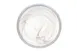 Ardacam 2446-2 Footed Glass Dinner Plate, 11" Diameter Round, New White Finish, Asos Style 2 image