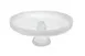 Ardacam 2446F-2541-2 Footed Glass Plate, 11" Round White Asos Design, Elegant Dinnerware 1 image