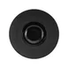 ONIS 5256059 Round Bowl, 10" Diameter, 7 Oz, Black Porcelain, Dishwasher Microwave Oven Safe 1 image