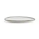 Mikasa 5256150 China Plate, 11" Lodge Plate, Egg Shaped, Coupe Rim, Cream White, Vitrified Porcelain 2 image