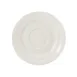 Mikasa 5256307 China Saucer Plate, 6.30"W x 6.30"D x 0.71"H, White Porcelain, Microwave & Oven Safe 1 image