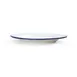 Mikasa 5256481 China Plate, 7" Dia., Round, Wide Rim, White with Blue Band, Vitrified Porcelain 2 image