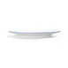 Mikasa 5256482 China Plate, 8" Dia., Round, Wide Rim, White with Blue Band, Vitrified Porcelain 2 image