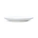 Mikasa 5256493 China Plate, 10" Dia., Round, Coupe Rim, Vitrified Porcelain, White with Blue Band 2 image