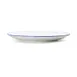 Mikasa 5256494 China Plate, 12" Dia., Round, Coupe Rim, Vitrified Porcelain, White with Blue Band 2 image