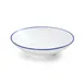 Mikasa 5256497 Bistro Bowl, 8.9 oz, 6.5" Dia., White with Blue Band, Porcelain, Round, Coupe 2 image