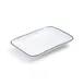 Mikasa 5256510 China Plate, Rectangular Coupe, 9"L x 5-1/5"W, Porcelain, White with Blue Band 2 image