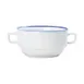 Mikasa 5256525 Bistro Soup Bowl, 14.87 oz., 4.9" dia., Round, Vitrified Porcelain, Blue 1 image