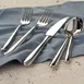 Mikasa 5257218 Dessert Fork, 6-4/5"L, Heavy Weight, 18/10 Stainless Steel, Santorini - Dozen 1 image