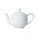Mikasa 5260093 Camilla Coffee Pot, 33.5 oz White Porcelain with Lid & Handle 1 image