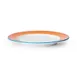 Mikasa 5260101 China Plate, 7" Round, Orange, Ceramic Porcelain, Dishwasher, Microwave & Oven Safe 2 image