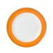 Mikasa 5260106 Plate, 12" Round, Orange, Ceramic Porcelain - Dishwasher, Microwave & Oven Safe 1 image