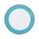 Mikasa 5260107 China Plate, 7" Round, Turquoise, Ceramic Porcelain, Dishwasher Safe 1 image
