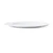 Mikasa 5260232 Onda Plate, 9-1/2" Dia., Round, Wide Rim, Fluted, Soft White, Vitrified Porcelain 2 image