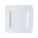 Mikasa 5260236 Onda Plate, 8.5" Square, Wide Rim, Fluted, Soft White Porcelain, Dishwasher Safe 1 image