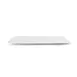 Mikasa 5260239 Onda Plate, 12" x 12", Square, Wide Rim, Fluted, Soft White, Vitrified Porcelain 2 image