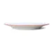 Mikasa 5260281 China Plate, 9" dia., Round, Wide Rim, Vitrified Porcelain, White with Red Band 2 image