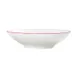 Mikasa 5260287 Bistro Bowl, 8.9 oz, 6.5" Dia., White with Red Band, Vitrified Porcelain 1 image