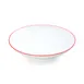Mikasa 5260290 Bistro Bowl, 34 oz, 9.5" Dia., White with Red Band, Porcelain, Round, Shallow, Coupe 2 image