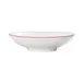 Mikasa 5260291 Bistro Bowl, 10.5" Dia., 43.94 oz, White with Red Band, Porcelain 1 image