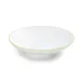 Mikasa 5260310 Bistro Bowl, 34 oz, 9.5" dia., White with Lime Band, Porcelain, Round, Shallow, Coupe 2 image