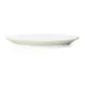 Mikasa 5260317 Bistro Entree Plate, Oval, 13-3/4"L x 8-7/8"W, White Lime Band, Porcelain 2 image