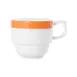 Mikasa 5260342 Sunday Brunch China Mug, 8.5oz Orange Ceramic Porcelain, Dishwasher & Microwave Safe 1 image