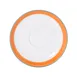 Mikasa 5260343 China Saucer, 6" Sunday Brunch, Orange Ceramic Porcelain, Dishwasher & Microwave Safe 1 image