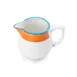 Mikasa 5260346 Creamer Pitcher, 10.4oz Orange Porcelain - Dishwasher, Microwave & Oven Safe 2 image