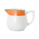 Mikasa 5260346 Creamer Pitcher, 10.4oz Orange Porcelain - Dishwasher, Microwave & Oven Safe 1 image
