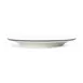 Mikasa 5260367 China Plate, 8" Dia., Round, Wide Rim, White with Black Band, Vitrified Porcelain 2 image