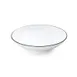 Mikasa 5260385 Bistro Bowl, 8.25" Dia., 23.66 oz., White with Black Band, Porcelain, Round Coupe 2 image