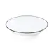 Mikasa 5260387 Bistro Bowl, 10.5" Dia., 43.94 oz, White with Black Band, Porcelain, Round, Coupe 2 image