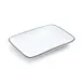 Mikasa 5260390 China Plate, Rectangular, 12" x 7-1/10", White with Black Band, Dishwasher Safe 2 image