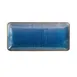 Mikasa 5266876 Starlit Rectangular China Platter, 14" x 6.3", Vitrified Porcelain, Blue 1 image
