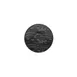 Mikasa 5266935 China Saucer, 6-3/4" Dia., Round, Vitrified Porcelain, Pitch Black 1 image
