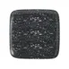 Mikasa 5266948 China Plate, 8.7" Square Coupe, Vitrified Porcelain, Pitch Black, Dishwasher Safe 1 image