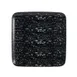 Mikasa 5266949 China Plate, 10.6" Square Coupe, Vitrified Porcelain, Pitch Black, Dishwasher Safe 1 image