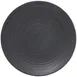 Mikasa 5275377 Obsidian China Plate - 8" Diameter, Round Shape, Black, Porcelain Dinnerware 1 image
