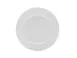 Mikasa 5292226 China Plate, 8" Dia., Round, Vitrified Porcelain, White, Bistro Style 1 image
