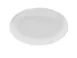 Mikasa 5292233 Bistro Blanc China Plate, 13-3/4" Oval, Porcelain, Dishwasher/Microwave/Freezer Safe 1 image