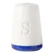 Mikasa 5297194 Bistro Salt Shaker, 2-2/5" dia., Vitrified Porcelain, Blue 1 image