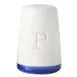 Mikasa 5301241 Bistro Pepper Shaker, 2-1/2" dia., Vitrified Porcelain, Blue 1 image