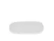 Mikasa 5302599 Isla Platter – 14"W x 5"D Porcelain Dinnerware Tray, White, Dishwasher Safe 1 image