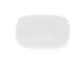 Mikasa 5304581 Lola Coupe Plate – 11" Wide, Bone Chine Porcelain, White, Rectangular Dishwasher Safe 1 image